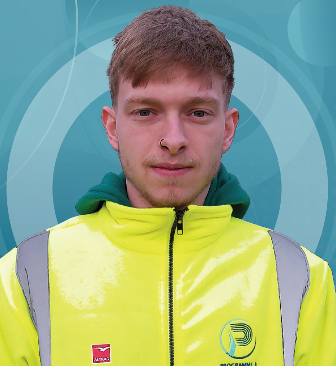 Declan Faulkner, apprentice with Altrad