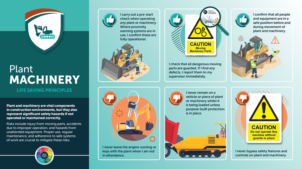 plant and machinery life saving principles